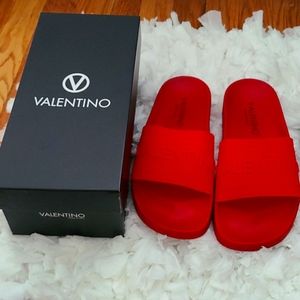Valentino slides slightly worn